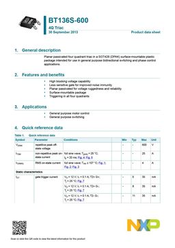 BT136S-600
 datasheet