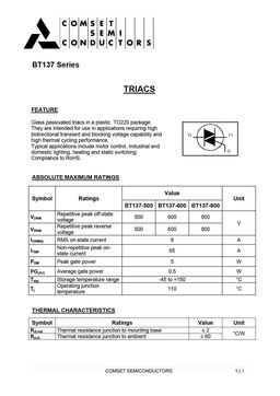 BT137-500
 datasheet