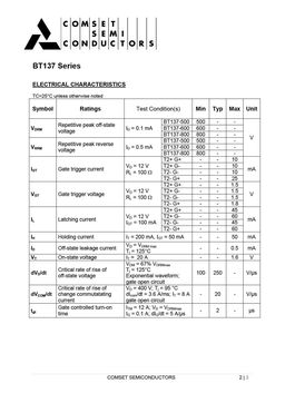 BT137-500
 datasheet #2