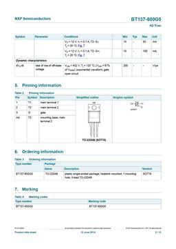 BT137-600G0
 datasheet #2