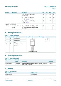 BT137-600G0T
 datasheet #2