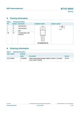 BT137-600G
 datasheet #2