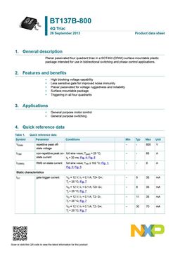 BT137B-800
 datasheet