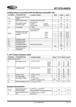 BT137S-600EG
 datasheet #2