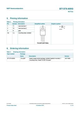 BT137X-600G
 datasheet #2