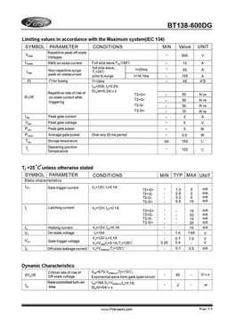 BT138-600DG
 datasheet #2