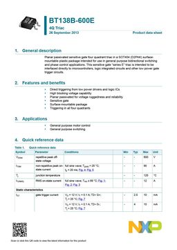 BT138B-600E
 datasheet