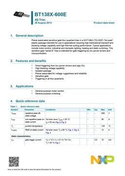 BT138X-600E
 datasheet