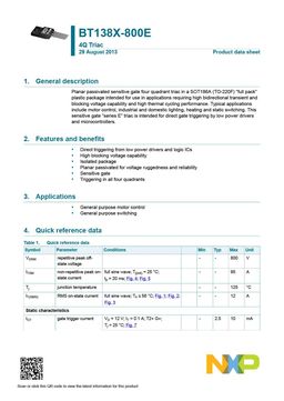 BT138X-800E
 datasheet