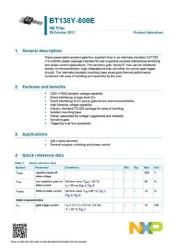 BT138Y-600E
 datasheet