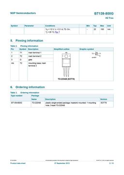 BT139-800G
 datasheet #2