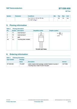 BT139X-600
 datasheet #2