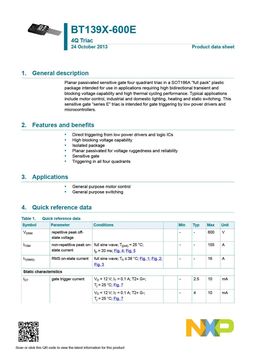 BT139X-600E
 datasheet