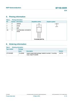 BT150-500R
 datasheet #2