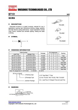 BT151-500
 datasheet