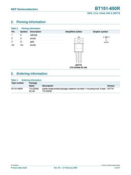 BT151-650R
 datasheet #2