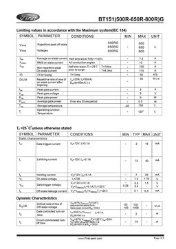 BT151-650RG
 datasheet #2