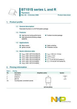 BT151S-500L
 datasheet