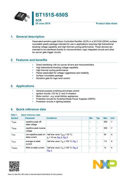 BT151S-650S
 datasheet