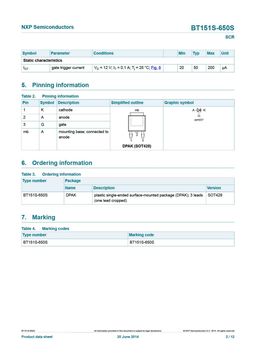 BT151S-650S
 datasheet #2