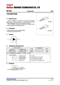 BT152-400
 datasheet