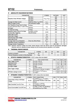 BT152-400
 datasheet #2