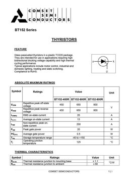 BT152-800R
 datasheet