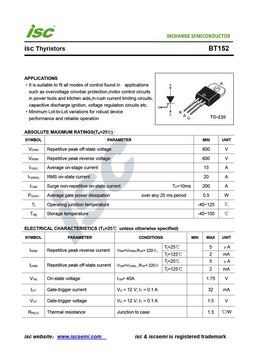 BT152
 datasheet