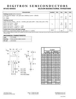 BT162-400
 datasheet #2