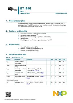 BT168G
 datasheet