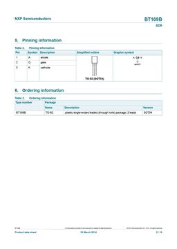 BT169B
 datasheet #2