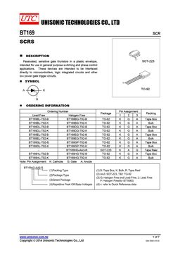 BT169E
 datasheet