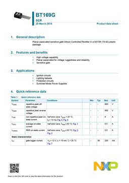 BT169G
 datasheet