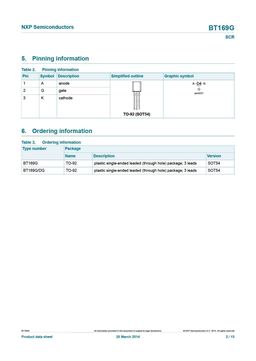 BT169G
 datasheet #2