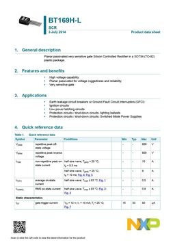 BT169H-L
 datasheet