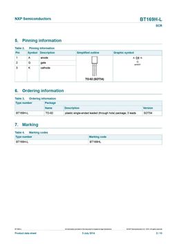 BT169H-L
 datasheet #2