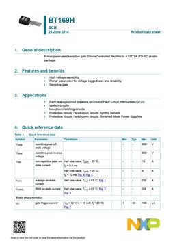 BT169H
 datasheet