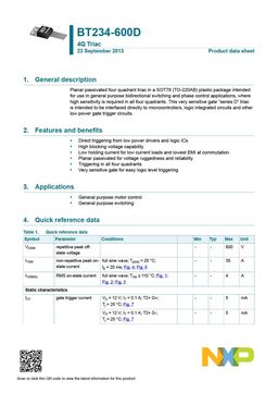 BT234-600D
 datasheet