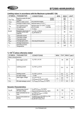 BT258S-600RG
 datasheet #2