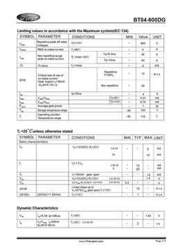 BTA04-600G
 datasheet #2