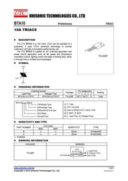 BTA10-6
 datasheet