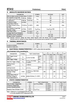 BTA12-6
 datasheet #2