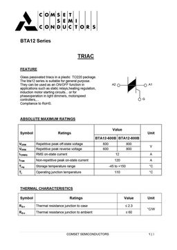 BTA12-800B
 datasheet