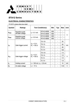 BTA12-800B
 datasheet #2