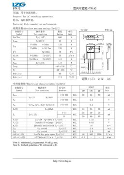 BTA12
 datasheet