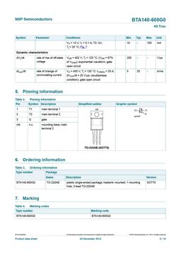 BTA140-600G0
 datasheet #2