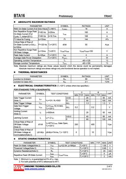 BTA16-600CW
 datasheet #2