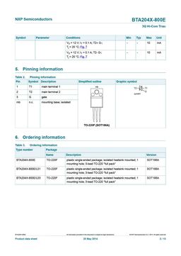 BTA204X-800E
 datasheet #2