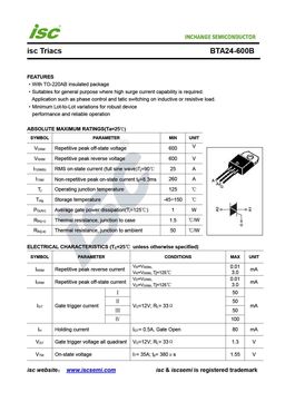 BTA24-600B
 datasheet