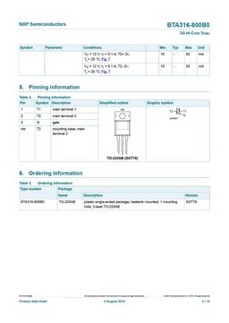 BTA316-800B0
 datasheet #2